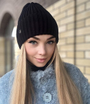 Caskona moteri&scaron;ka skrybėlė COREY FU*02, juoda