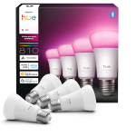4x Led E27 6w Rgb Smart 810lm Baltos ir Spalvotos Ambiance Philips Hue