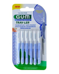 Tarpdančių &scaron;epetėliai 6 vnt. G.U.M.&reg; (1312) Travler 0,6 mm