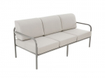 Trivietė lauko sofa Patio Agat, pilka