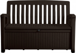 Lauko suolas su daiktadėže Keter Patio Storage Bench 227L, rudas