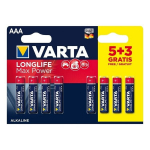 Varta &scaron;arminiai elementai AAA Longlife Max Power (8 vnt)