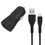 Automobilinis įkroviklis - ENERGIZER - DC2CLLIM - 3.4A - 2 USB prievadai - Lightning laidas įtrauktas