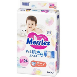 Sauskelnės Merries M 6-11 kg, 56+4 vnt.