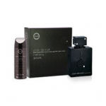 Rinkinys Armaf Club de Nuit Intense: EDT vyrams 105 ml + kūno pur&scaron;kiklis 200 ml