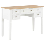 Ra&scaron;omasis stalas, 109,5x45x77,5cm, baltas