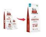 Sausas maistas &scaron;unims, turintiems maisto netoleravimo problemų, begrūdis, su elniena Brit Care Grain-Free Sensitive Venison&Potato, 12 kg (nauja pakuotė)