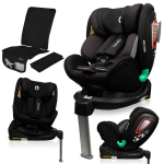 Automobilinė kėdutė Antoon Plus 0-18 kg, Black Onyx, Lionelo