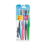 Dantų &scaron;epetėliai Jordan Soft Value 4 Pack, 4 vnt