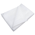 Leno Baltas tentas vidaXL, 3x3m, 140g/m&sup2;