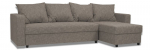Kampinė sofa Lugan+, smėlio spalvos