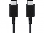 Samsung USB-C duomenų kabelis 3A EP-DA705BBE, 1m, juodas