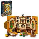 LEGO&reg; Hario Poterio 76412 Hufflepuff House Crest &ndash; žaislas su minifigūrėlėmis ir Hogvartso pilies dekoru