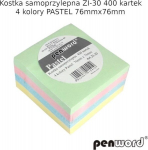 Lipnios "post-it" lapelių blokelis 76x76mm, 400 lapelių