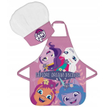 "My Little Pony" 2 dalių vaiki&scaron;kos prijuostės ir kepurės rinkinys