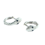 Sidabriniai auskarai Gyvatėlės E090