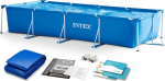 Intex stažuotas stačiakampis sodas baseinas 2,6x1,6m, 2282l