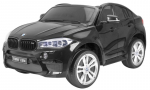 Vaiki&scaron;kas vienvietis elektromobilis BMW X6 XXL, juodas