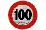Lipdukas - greičio apribojimas iki 100 km/val.