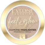 &Scaron;vytėjimo suteikianti priemonė Eveline Cosmetics Feel the Glow Diamond, 02 Beach Glow, 4.2 g