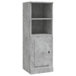 vidaXL Komoda, betono pilka, 36x35,5x103,5cm, apdirbta mediena