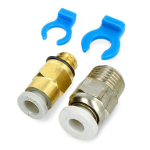Dviejų Creality pneumatinių jungčių rinkinys - 2.5mm ir 4mm
