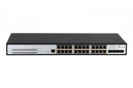 Extralink Chiron Pro valdomas PoE jungiklis, 24x RJ45, 4x SFP+, 370W