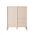 Komoda Dast 2D2S, smėlio spalvos