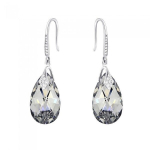 Sidabriniai auskarai su Swarovski kristalais DiamondSky Baroque III (Comet Argent Light) DS02A554