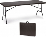 Sulankstomas sodo stalas 180x75cm