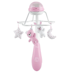 Karuselė Chicco Rainbow Cot 153268, rožinė