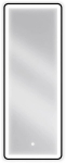 Vonios veidrodis Mexen Coro Black su LED ap&scaron;vietimu, 45 x 120 cm, juodas