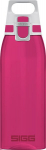 &bdquo;Sigg Total Color Berry&ldquo; gėrimo butelis (1 L), ter&scaron;alas -nemokamas ir paleiskite geriamojo butelio buteliuką, lengvas ir lūžio -nepraleidžiantis gėrimo butelis, pagamintas i&scaron; tritano