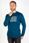 Džemperis vyrams Jack&Jones 12244822, mėlynas