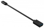 USB C į USB A adapteris, Genius USB 3.0, iki 5Gbps, juodas
