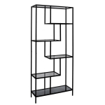 "Edison" knygų spinta juoda