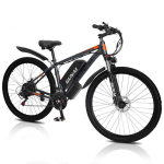 Elektrinis kalnų dviratis Gunai GN29 29", juodas