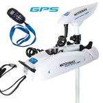 Elektrinis trolingo variklis Water Snake GEO-SPOT GPS 65LB, baltas, 137 cm