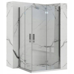 Du&scaron;o kabina Rea Molier Chrome Double 90x90