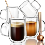 Termo puodeliai ir &scaron;auk&scaron;teliai Swanfort, 470 ml, 4 vnt.