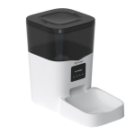 I&scaron;manus maisto dozatorius Sponge Pet Feeder Smart, baltas/juodas