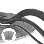 10 m &scaron;epetėlio sandariklis savaime lipnus sandarinimo &scaron;epetėlis durų sandariklis 3M klijai 7 mm x 15 mm Gray, &Scaron;epetėlio sandariklis
