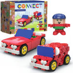 Konstruktorių rinkinys Connect 2in1: Kabrioletas / Furgonas