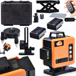 Lazerinis nivelyras Rosfix ROT16L-L &ndash; 16 linijų, Savikalibracija, IP54, LCD ekranas, Komplektas su dėklu