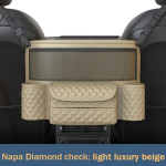 Automobilinis daugiafunkcinis laikymo krep&scaron;ys, Diamond Style-smėlio spalvos