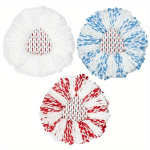 2/3 vnt. keičiama grindų &scaron;luostė Vileda/O-Cedar Easywring,  3 (1 baltas + 1 raudonas + 1 mėlynas)