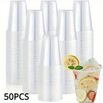 Premium 200 Ml Vienkartinės Plastikinės Stiklinės Rinkinys, 50 vnt