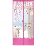 Kaimo Stiliaus Magnetinės Durys, Lengvas Plaunamas Tinklas, Rožinis