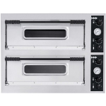 Dviejų kamerų picos krosnis 8 picoms, 32 cm, 9400 W