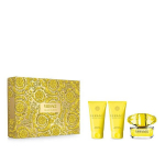 Rinkinys Versace Yellow Diamond moterims: tualetinis vanduo EDT, 50 ml + du&scaron;o želė, 50 ml + kūno losjonas, 50 ml